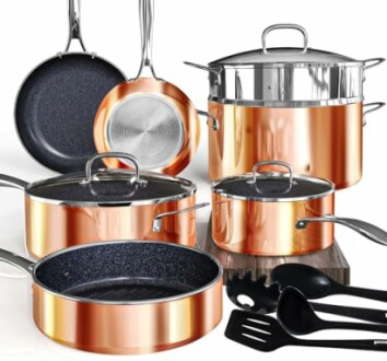 Deluxe DUXANO 14PC Healthy Pots and Pan